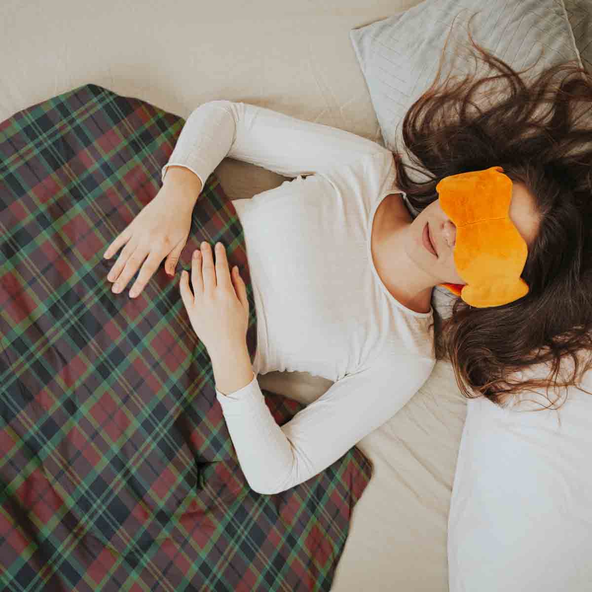 Therapy blankets bedding set Christmas checkered