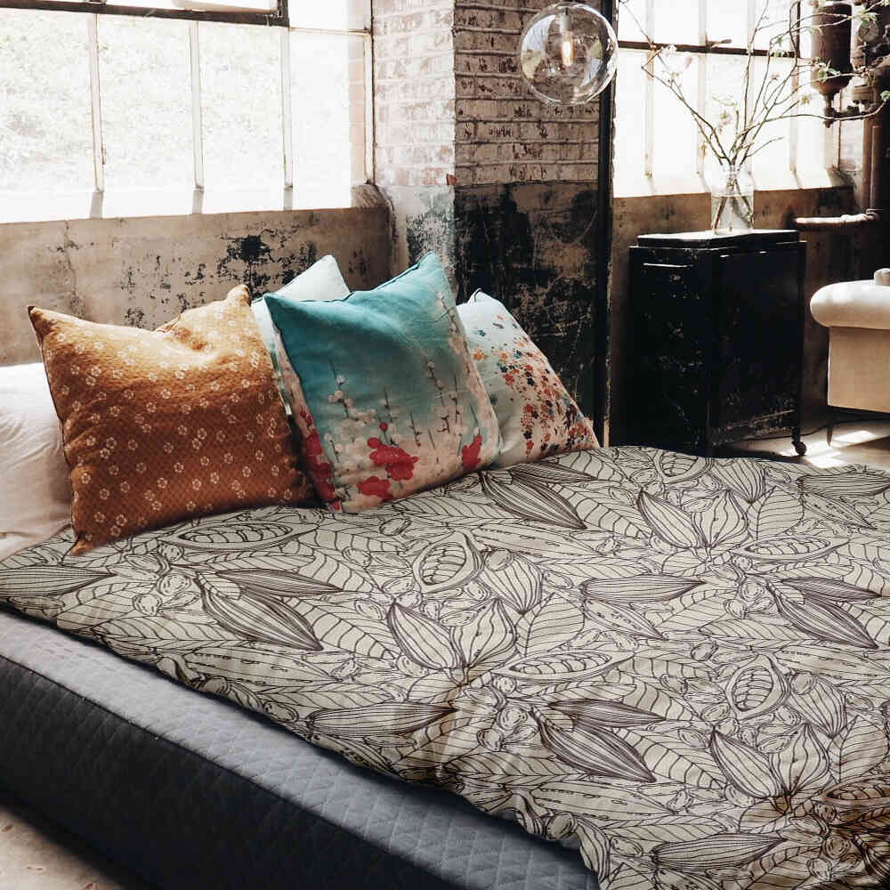 Therapy blankets bedding set cocoa plant