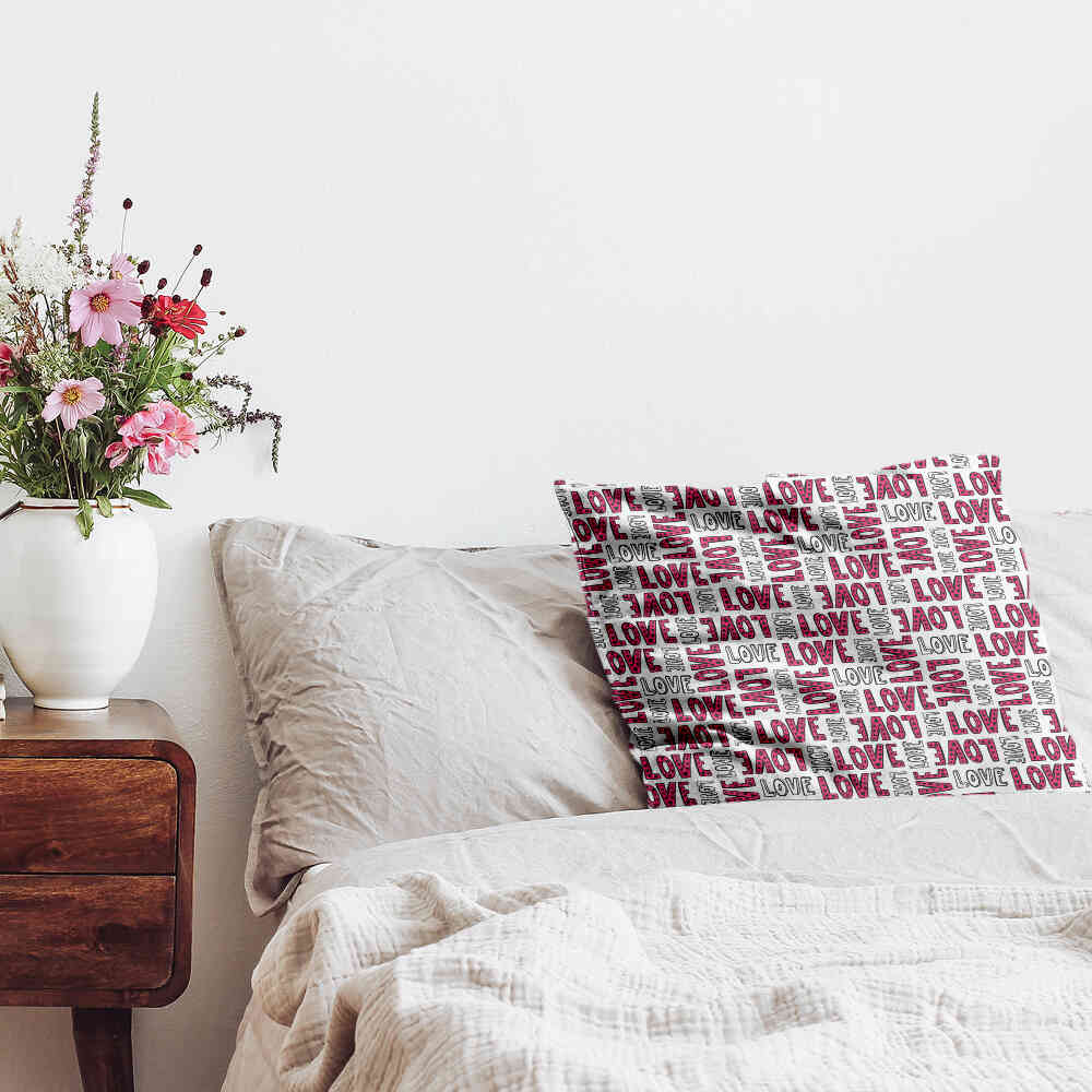 Cuscino salute bianco L.O.V.E