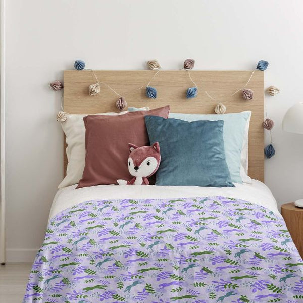 Therapy blankets with cotton cover, leopard print.