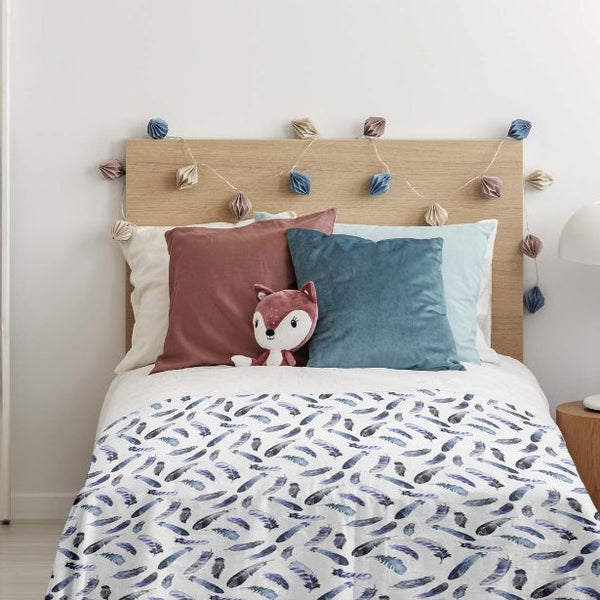 Therapy blankets with cotton cover and feathers