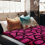 Set de ropa de cama con manta terapéutica Pink Squid
