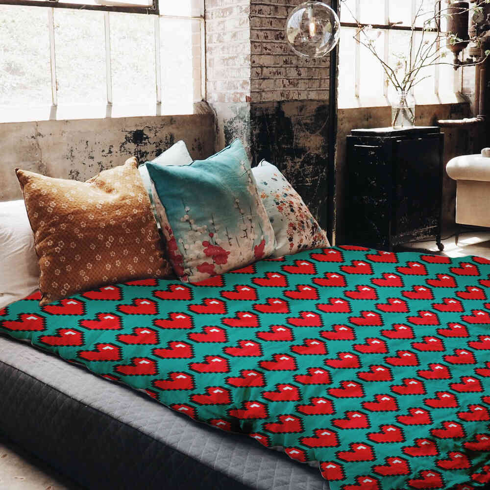 Couverture thérapeutique originale - Housse en coton Computer Love