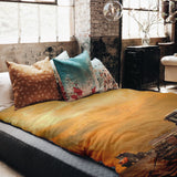 Therapy blanket bedding set, two tractors.