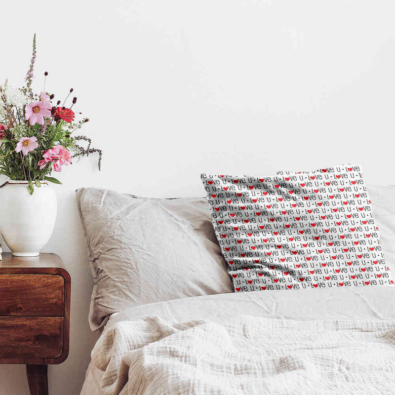 Health Pillow White Love U