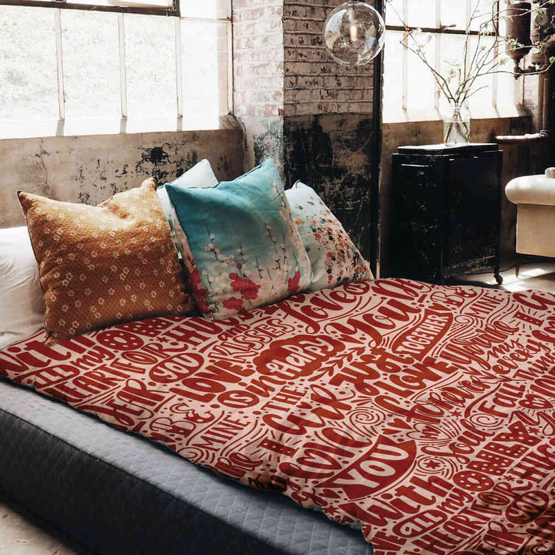 Therapy blankets bedding set Be Mine