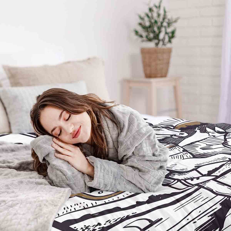 Set di biancheria da letto con coperta terapeutica Ritterschlag