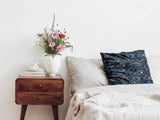 Health pillow blue with shells