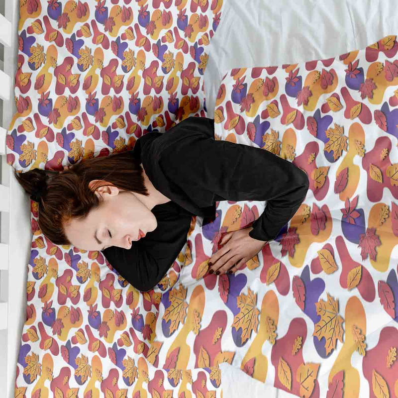 Therapy blankets and bedding set, colorful spots