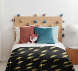 Coperte terapeutiche con rivestimento in cotone nero con Harry Blitz