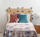 Set de ropa de cama con manta terapéutica y búho de Harry