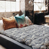 Set di biancheria da letto con coperta terapeutica Mare tempestoso