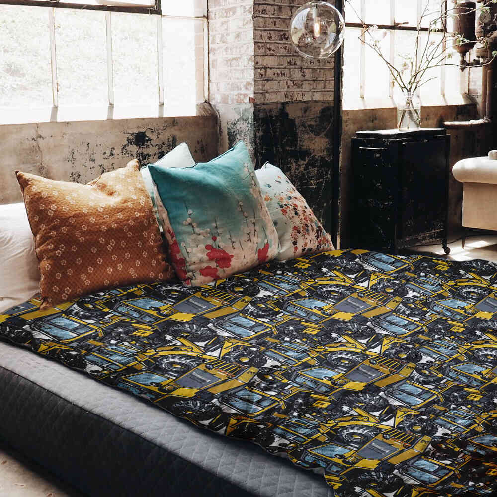 Manta terapéutica original - Funda de algodón tractor