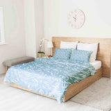 Therapiedekens beddengoedset met blauwe takken