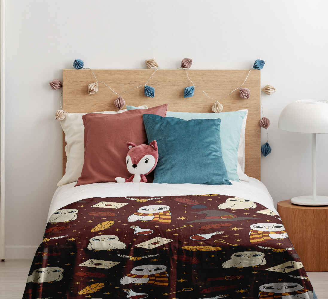 Set di biancheria da letto con coperta terapeutica marrone Hedwig