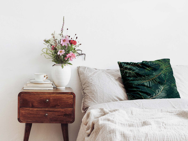 Health pillow with green fir branches