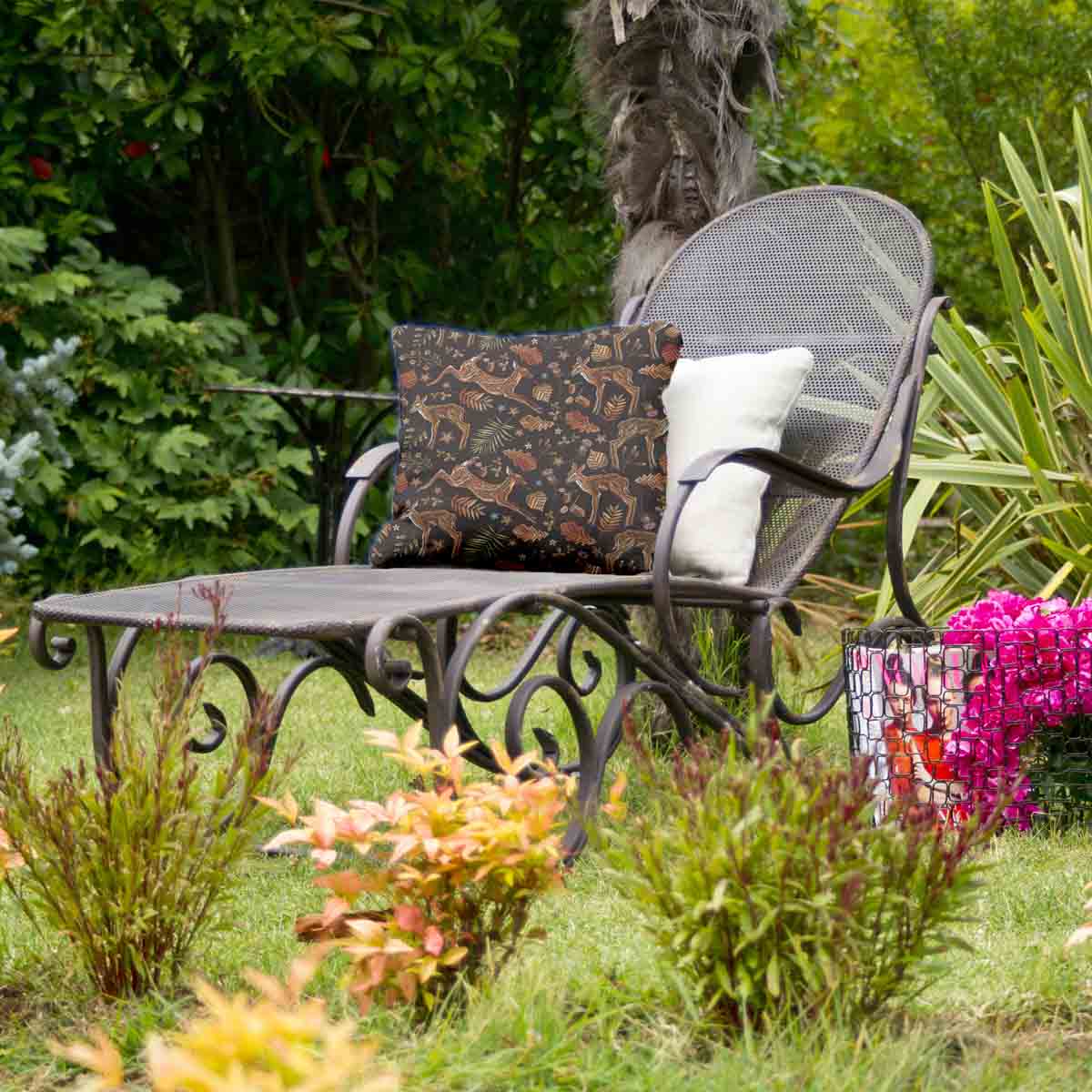 Cuscino sanitario marrone con cervo