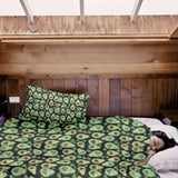 Therapy Blanket Bedding Set Green Avocados