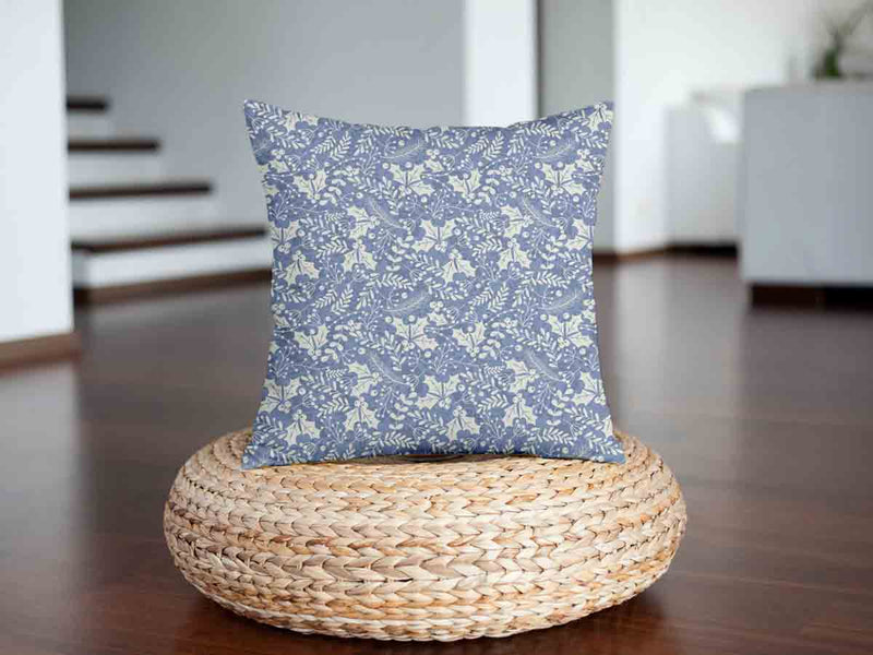 Cuscino salute blu Natale