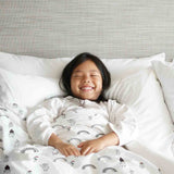 Juego de ropa de cama con mantas terapéuticas y ratones