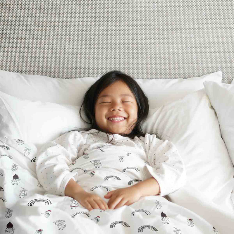 Juego de ropa de cama con mantas terapéuticas y ratones