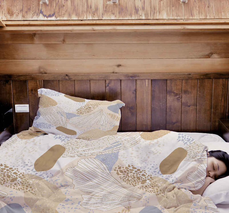 Coperte terapeutiche con rivestimento in cotone anemone di mare oro