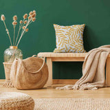 Health pillow with yellow branches