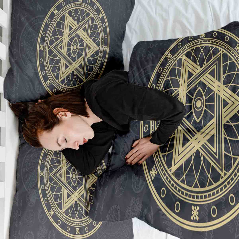 Set di biancheria da letto con coperta terapeutica Stella Bussola