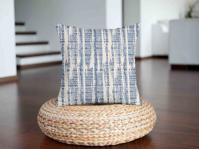 Almohada de salud con patrón azul