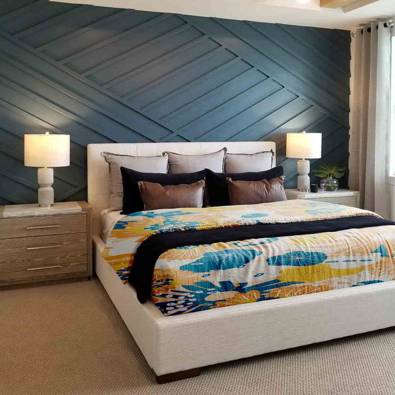 Set di biancheria da letto con coperta terapeutica e fiori di gerbera
