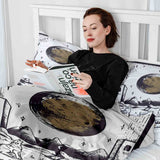 Therapy blanket bedding set wolf and moon