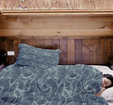 Therapy blankets bedding set waves in the sea