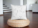 Cuscino salute volto donna boho