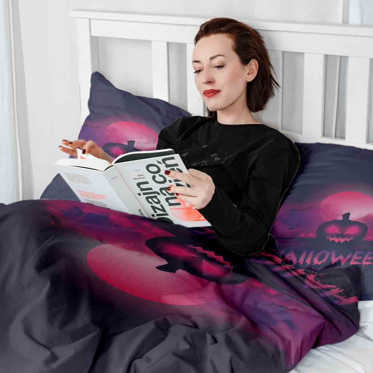 Manta terapéutica original - Funda de algodón Trick or Treat