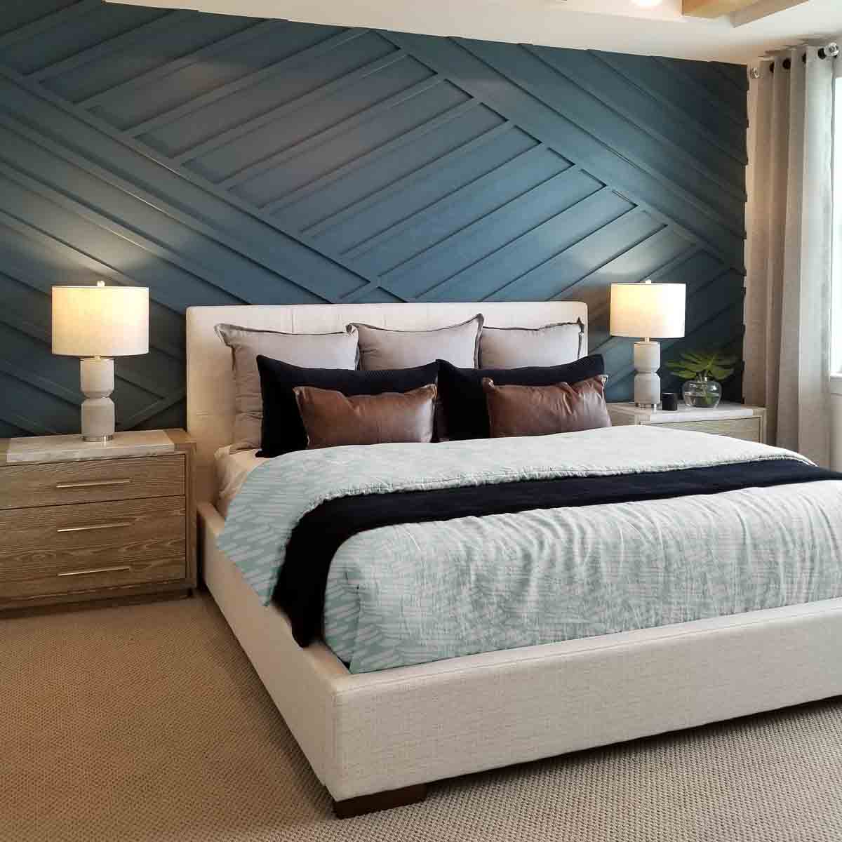 Therapy blankets bedding set green with fir trees