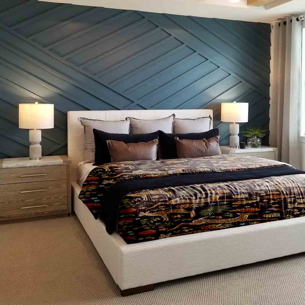 Therapy blankets bedding set brown with deer