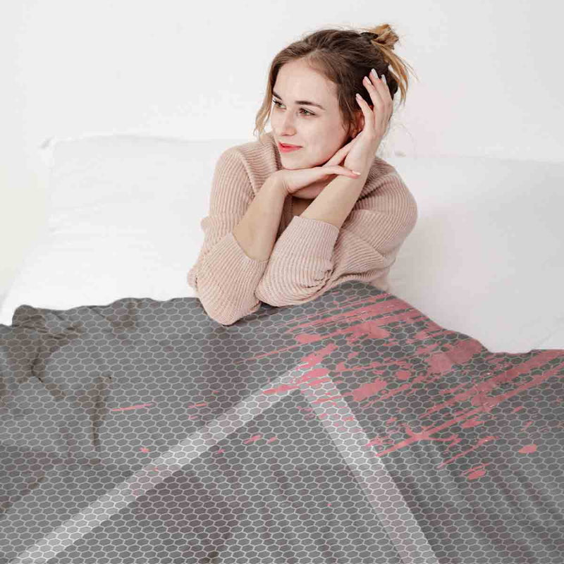 Set di biancheria da letto con coperta terapeutica nero Games