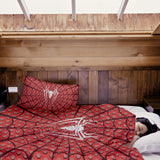 Set de ropa de cama con manta terapéutica Spiderman araña