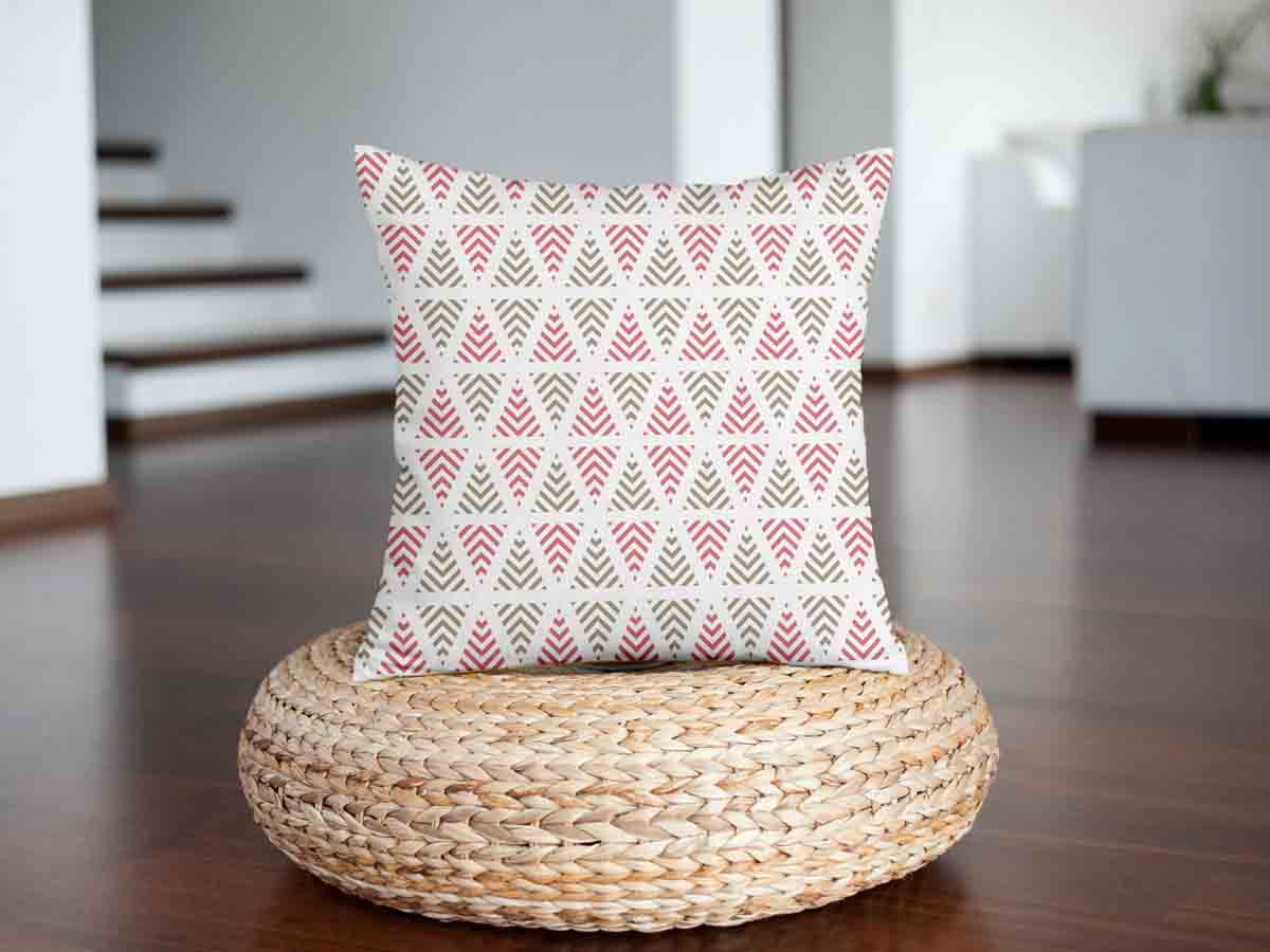 Cuscino salute triangoli natalizi