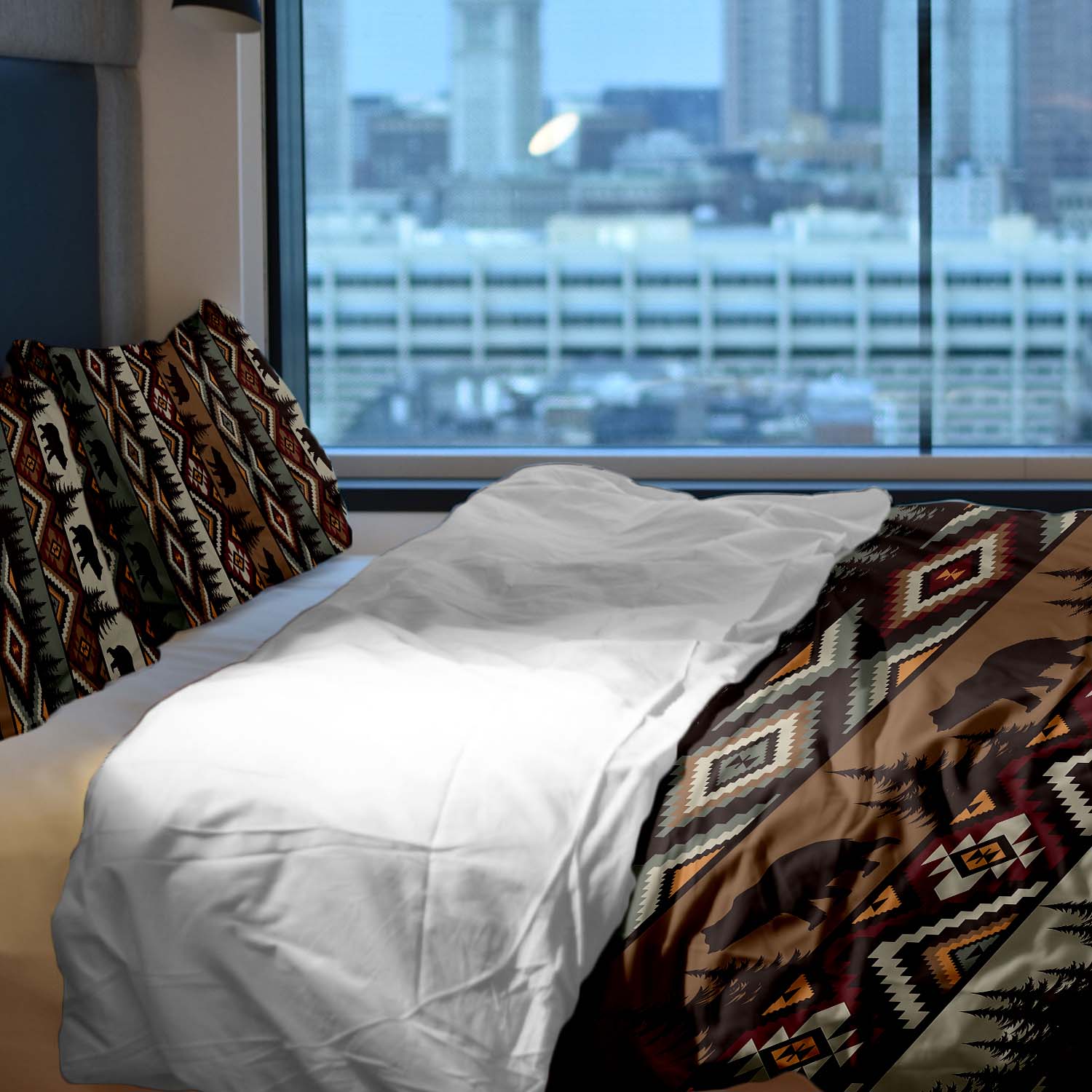 Therapy blankets bedding set brown Norway