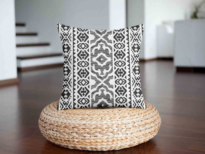 Health pillows with black shapes