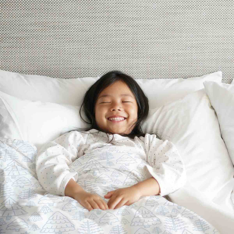 Therapy blanket and bedding set, delicate forest.