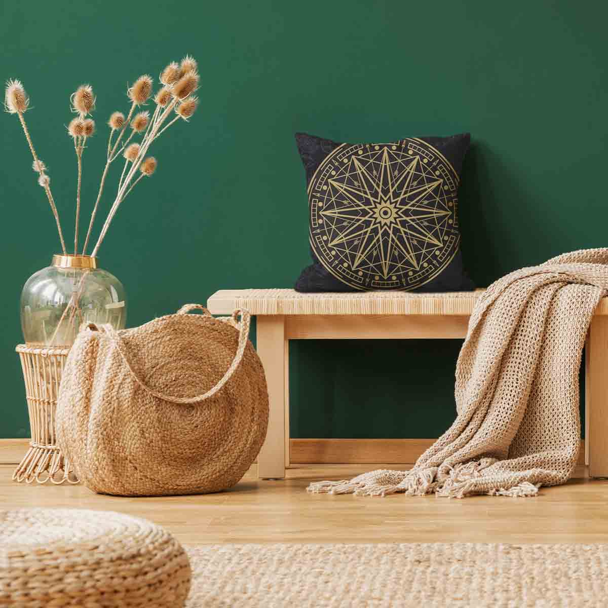 Almohada de salud Místico Mandala