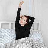 Therapy blanket and bedding set, white with many grey dots.