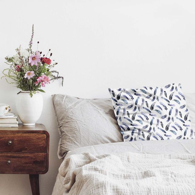 Health pillows with feathers