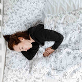 Therapy blankets bedding set boho flowers