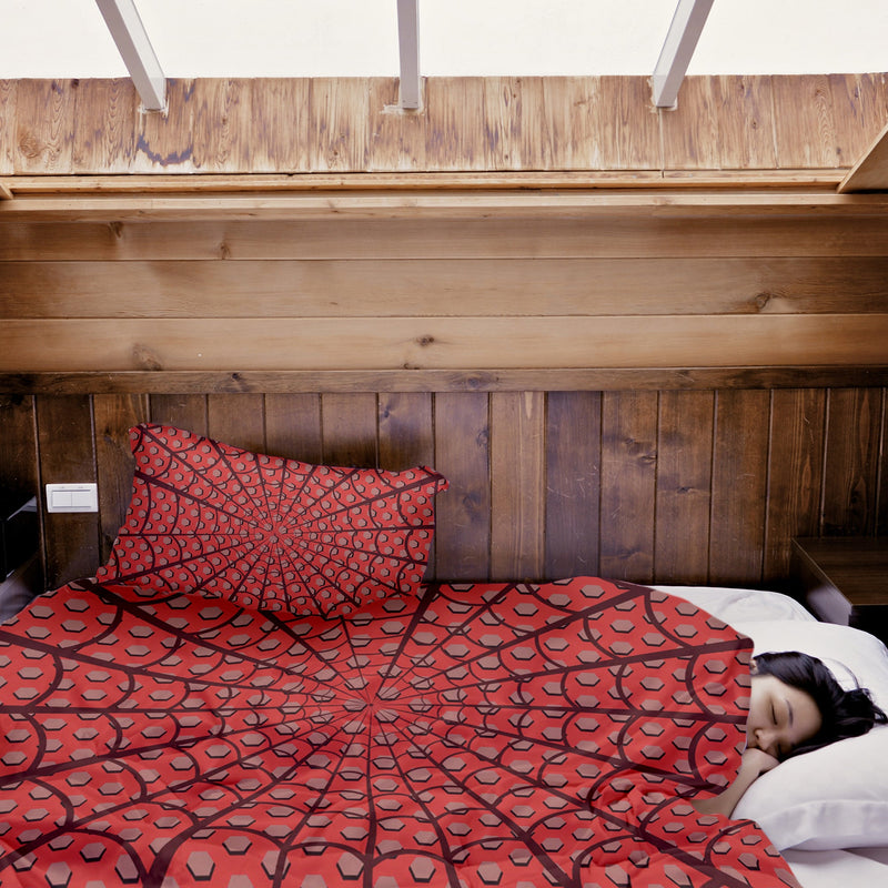 Set de ropa de cama con manta terapéutica Spiderman
