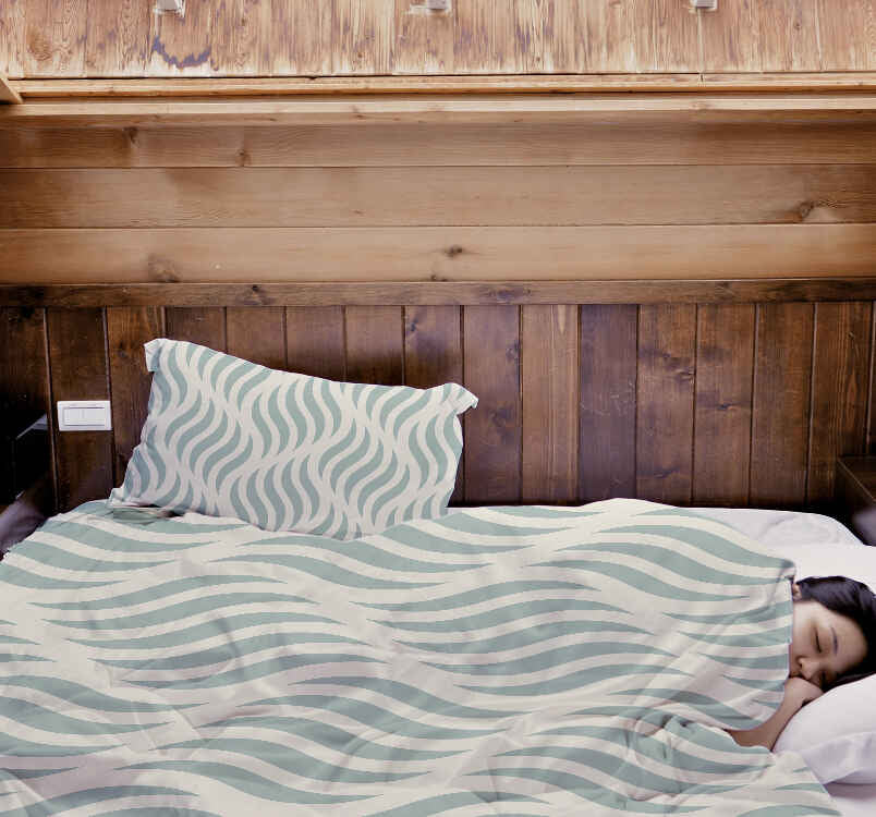 Therapiedekens Beddengoed Set abstracte golven