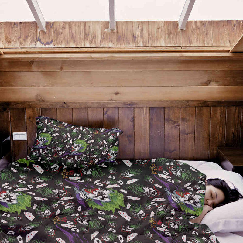 Therapy blanket and bedding set, colorful joker.
