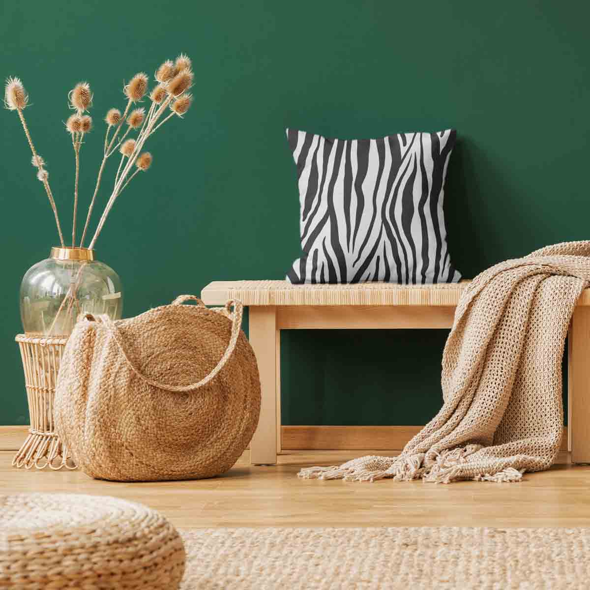 Health Pillow Zebra Print